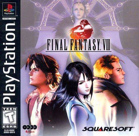 FFVIII Playstation 1 CD cover.