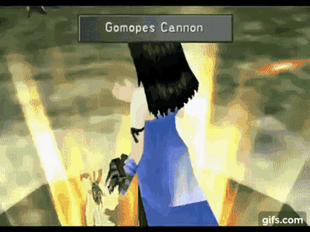 rinoa limit break with Angelo